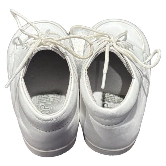 Tip Top Infant Lace Up Dress Shoe Caleb White Shoes Size 6 - Picture 5 of 6